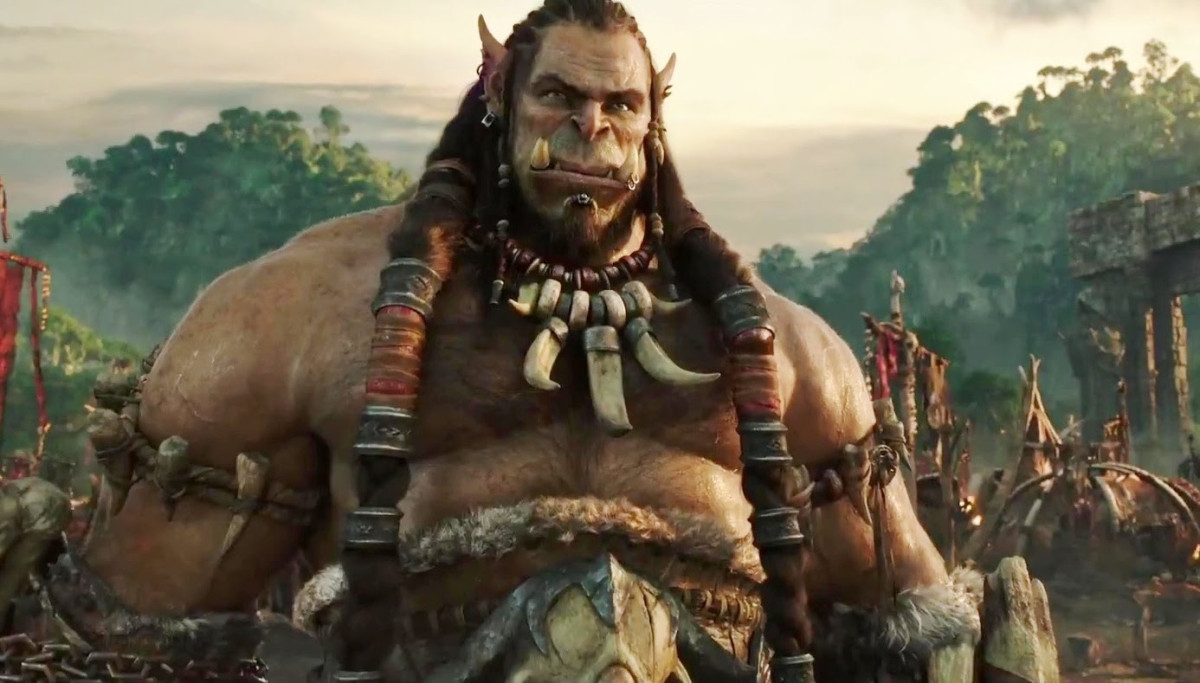 A mocapped Toby Kebbell as Durotan in Warcraft (2016)