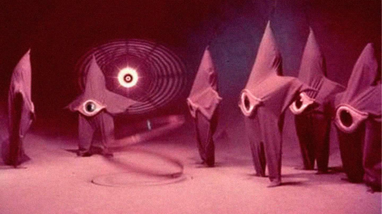 The starfish-shaped Pairan aliens in Warning from Space (1956)