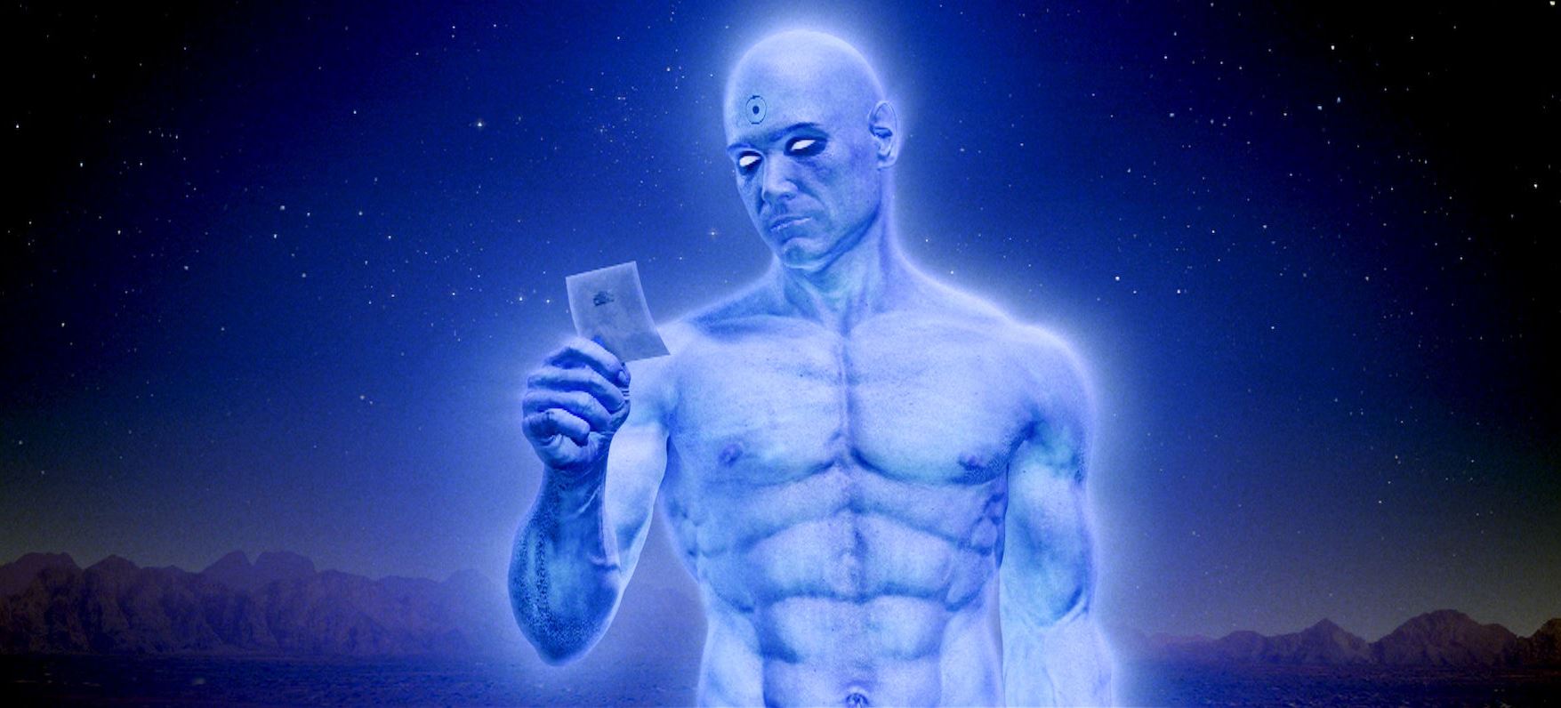 Billy Crudup as Dr Manhattan in Watchmen (2009)