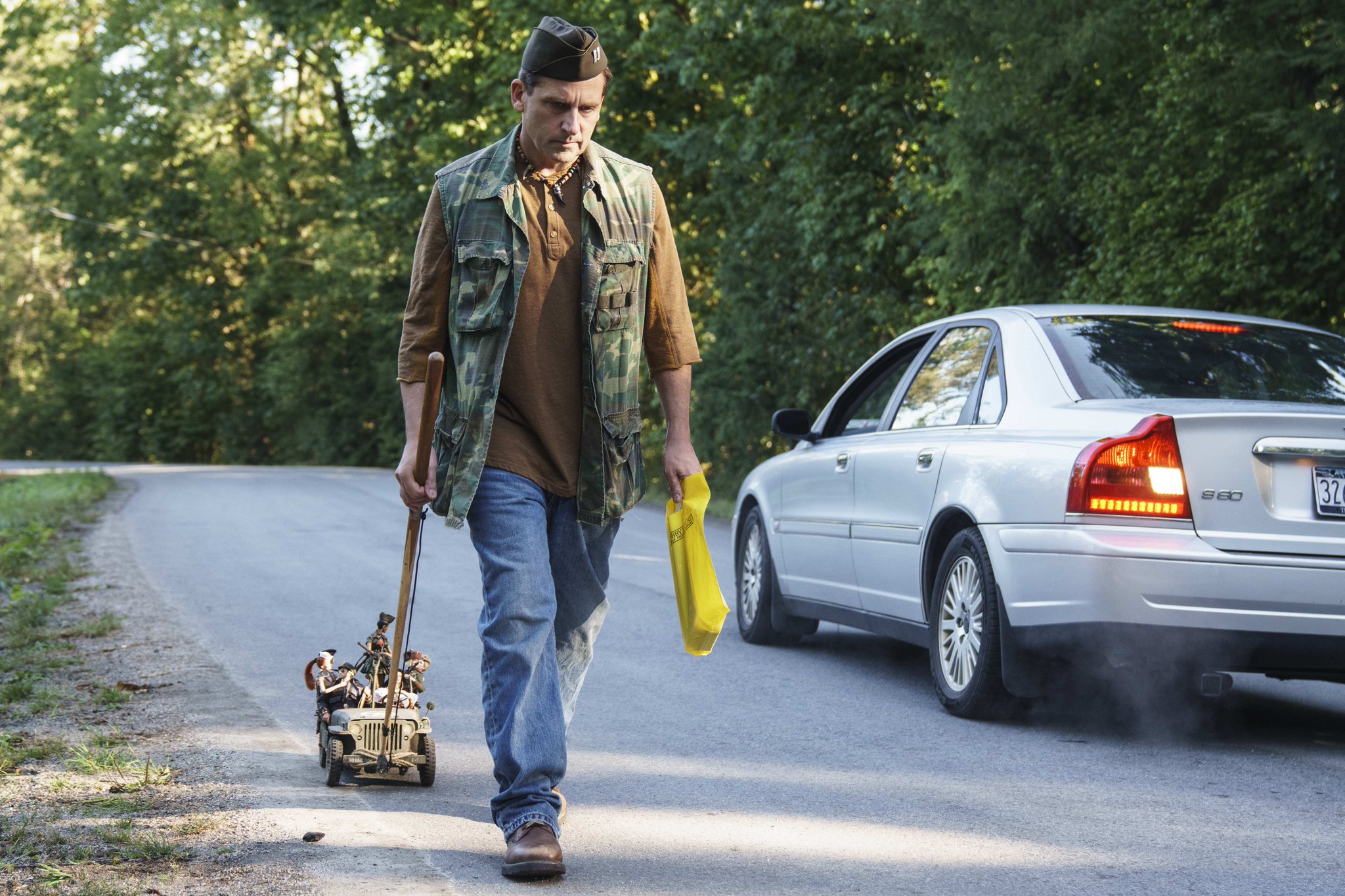 Steve Carell as the real-life figure of Mark Hogancamp in Welcome to Marwen (2018)