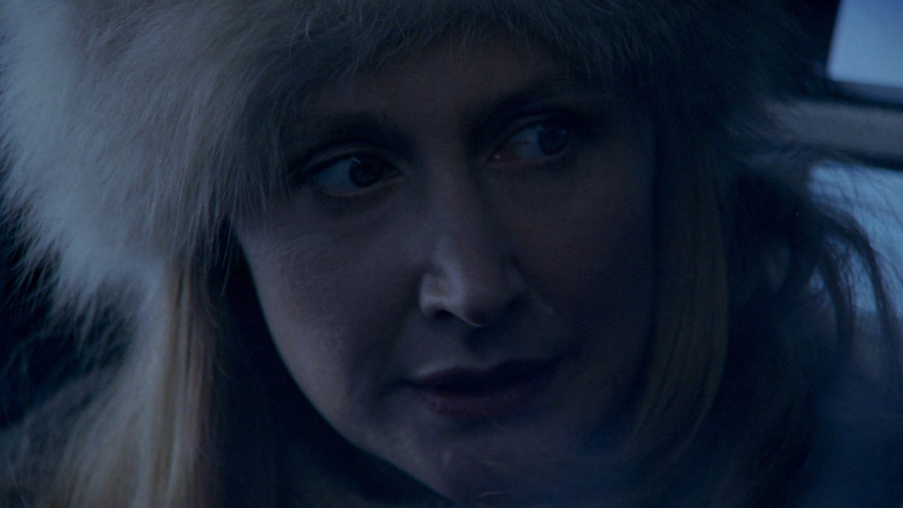 Patricia Clarkson encountering Native American spirits in the dead of winter in Wendigo (2001)