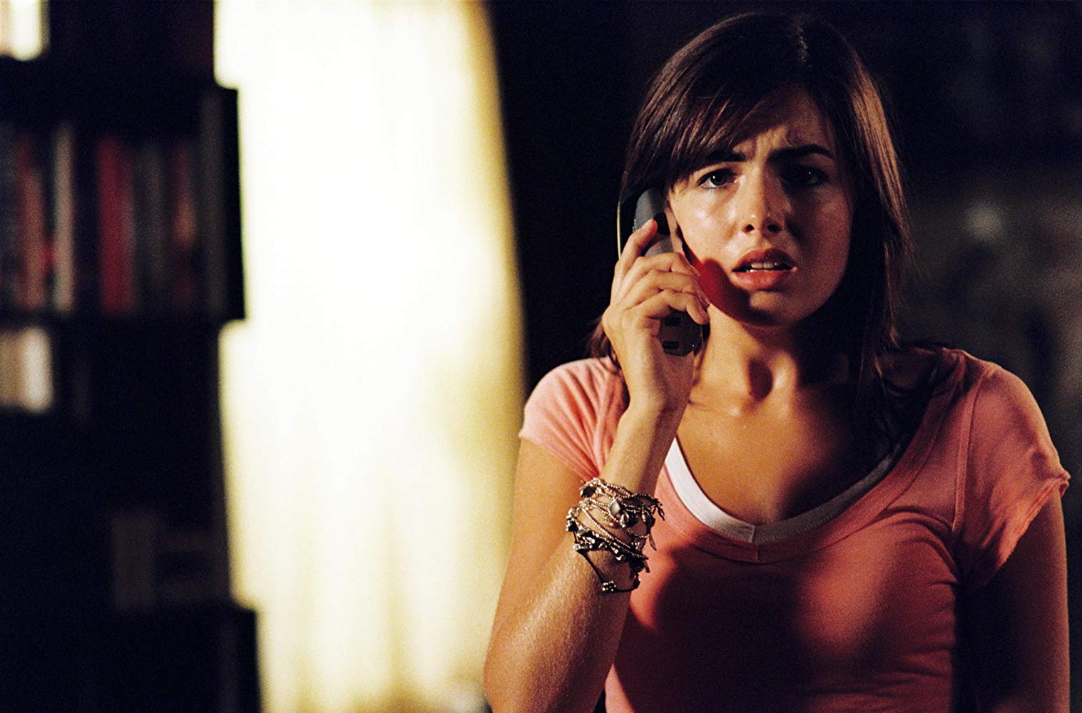 Camilla Belle harassed by a mystery caller in When a Stranger Calls (2006)