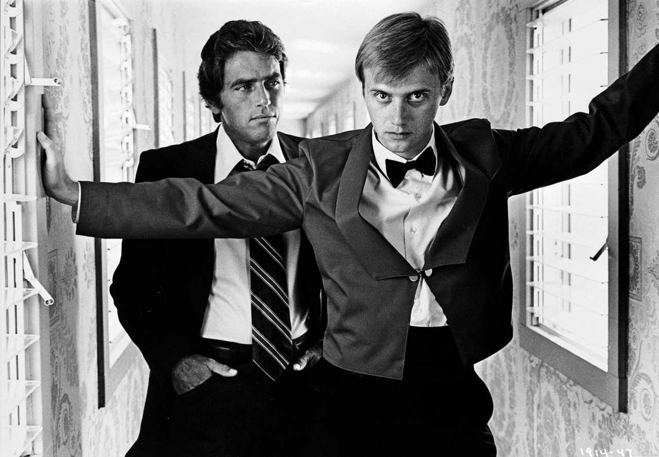 Hotel detective David Bailey and psycho Randolph Roberts in Wicked, Wicked (1973) 1