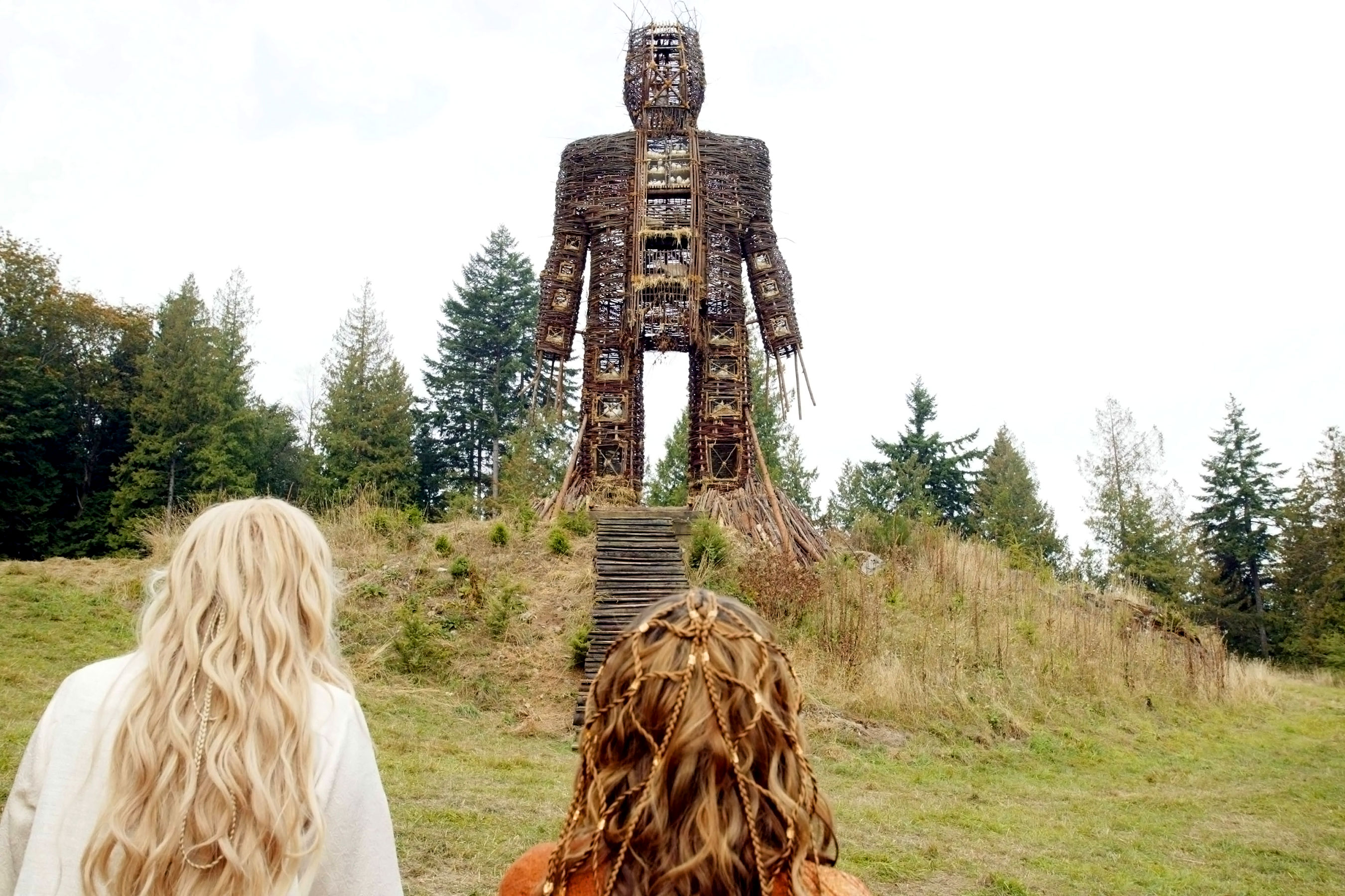 The Wicker Man prepared for sacrifice in The Wicker Man (2006)