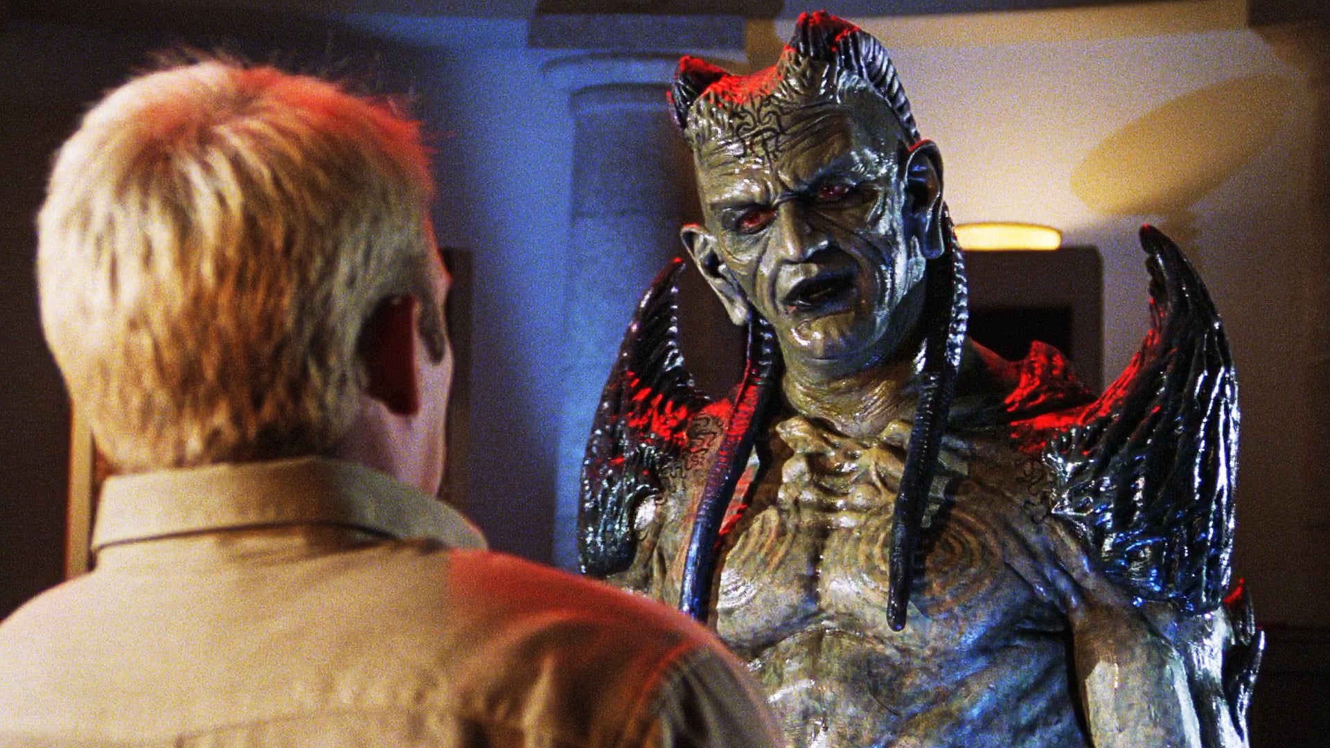 The Djinn (John Novak) appears to Jason Connery in Wishmaster 3: Beyond the Gates of Hell (2001)