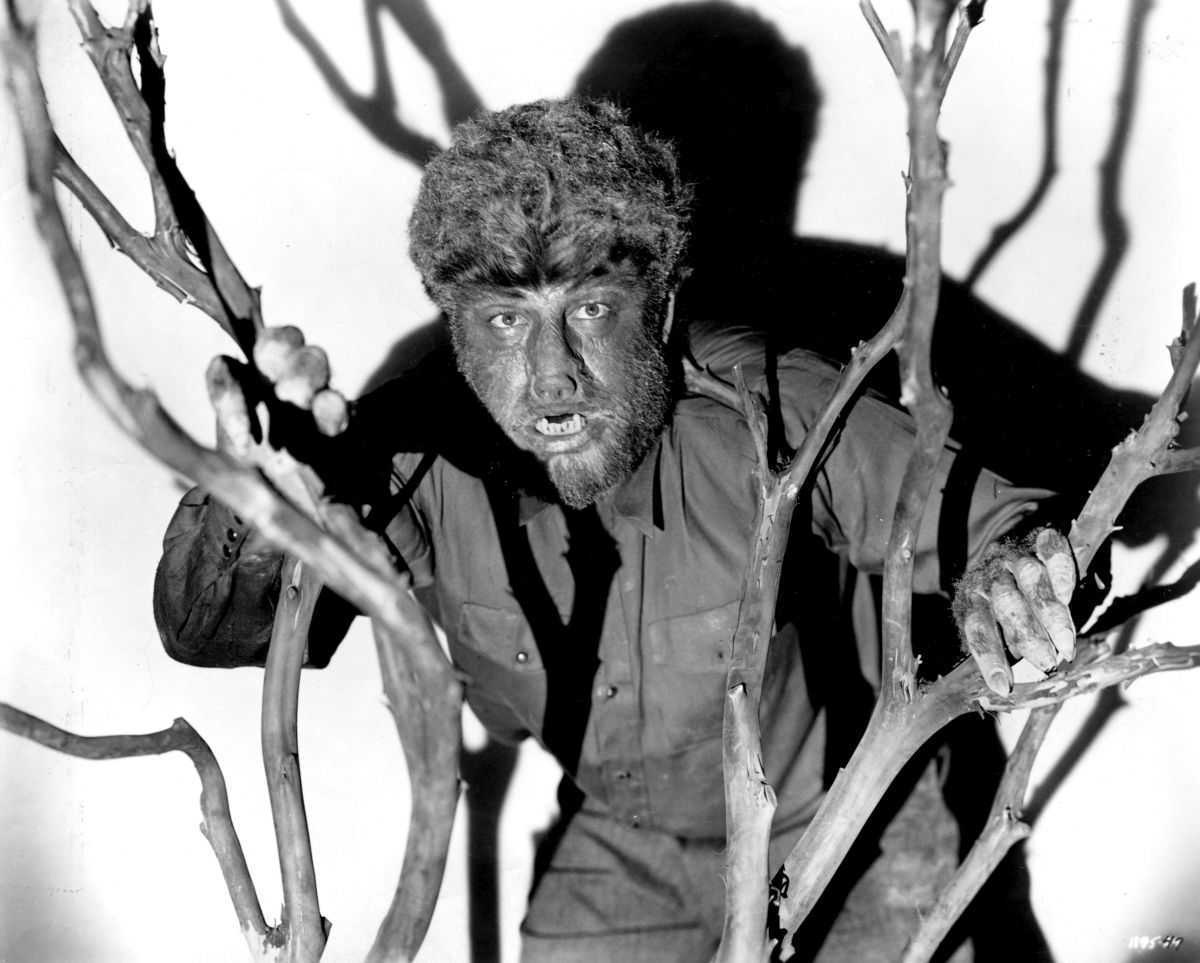 Lon Chaney Jr as Larry Talbot in The Wolf Man (1941)