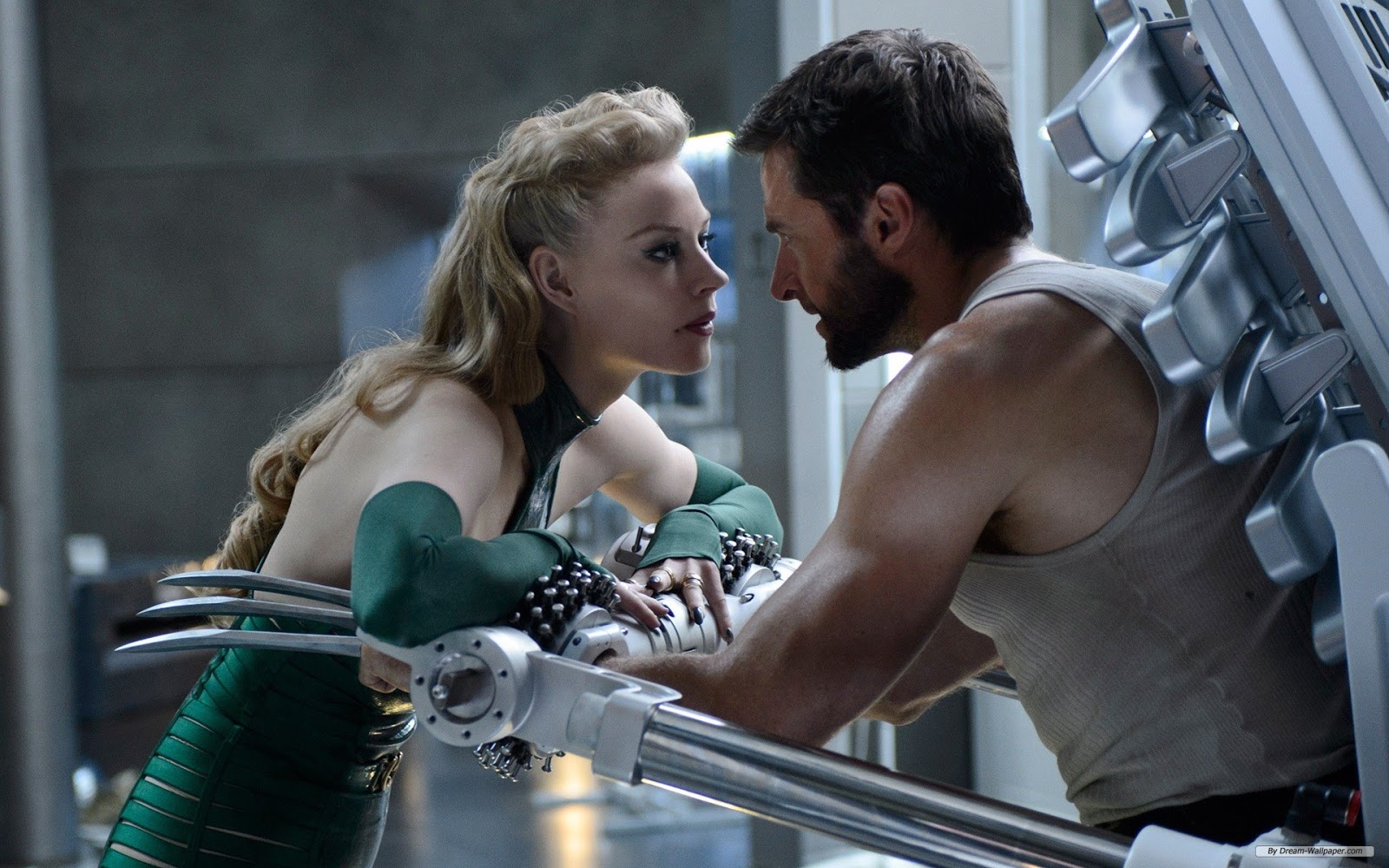 Hugh Jackman, Svetlana Khodchenkova in The Wolverine (2013)