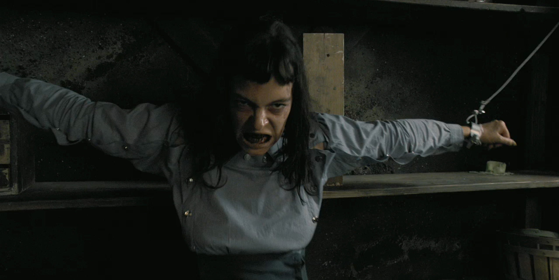 Pollyanna McIntosh as the imprisoned in The Woman (2011)