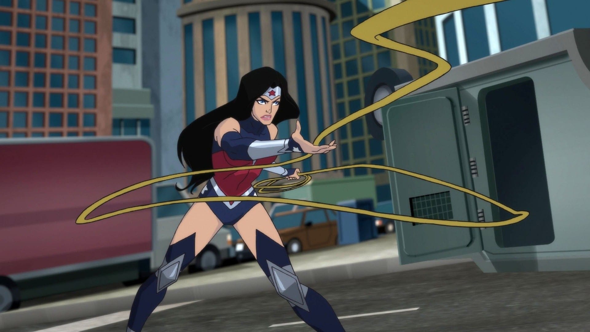 Wonder Woman (voiced by Rosario Dawson) in Wonder Woman: Bloodlines (2019)
