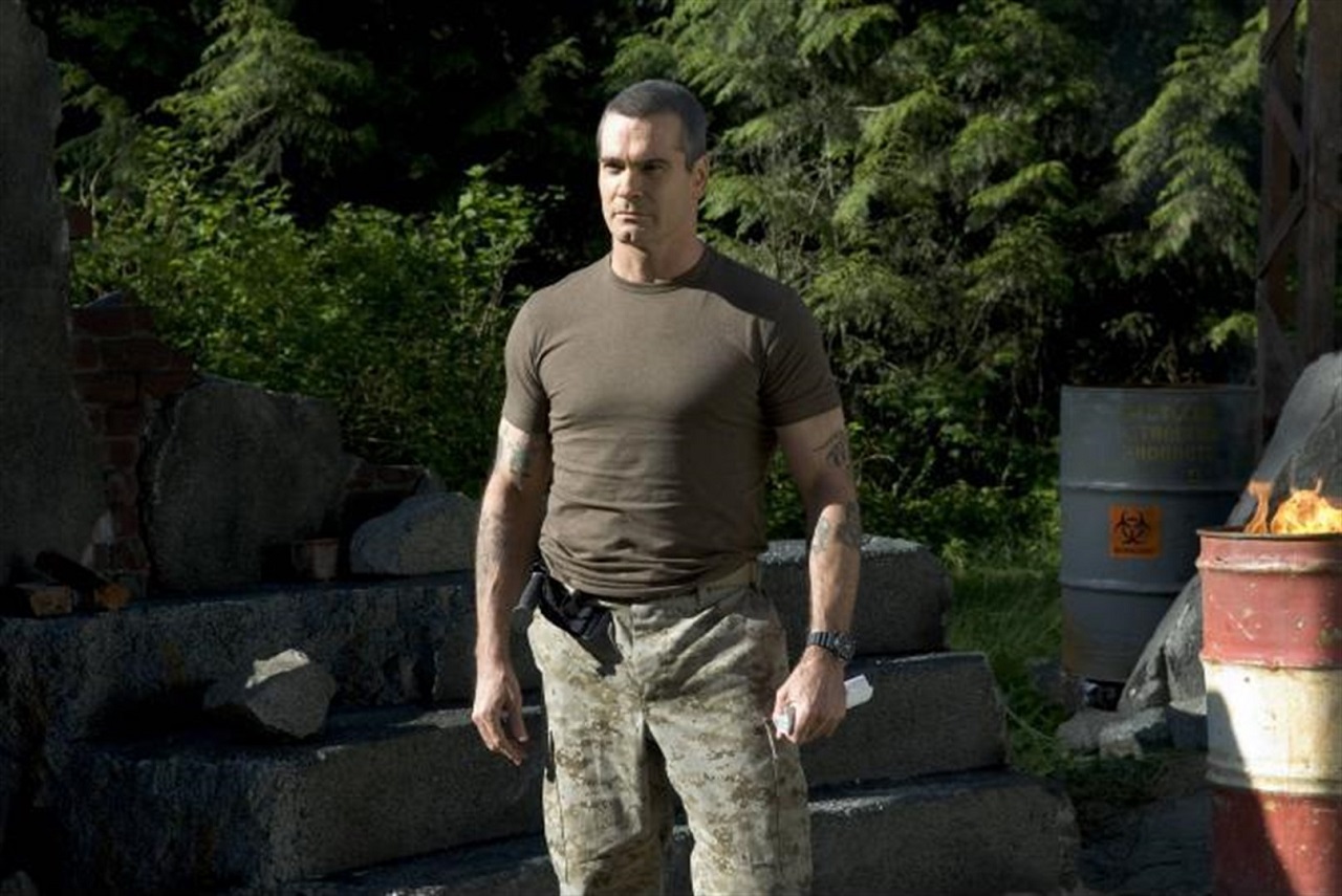 Colonel Dale Murphy (Henry Rollins) in Wrong Turn 2: Dead End (2007)