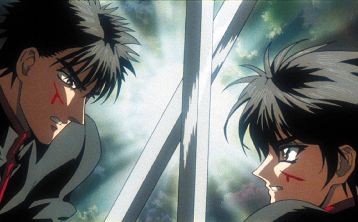 Showdown between the shadow twins in X (1996)