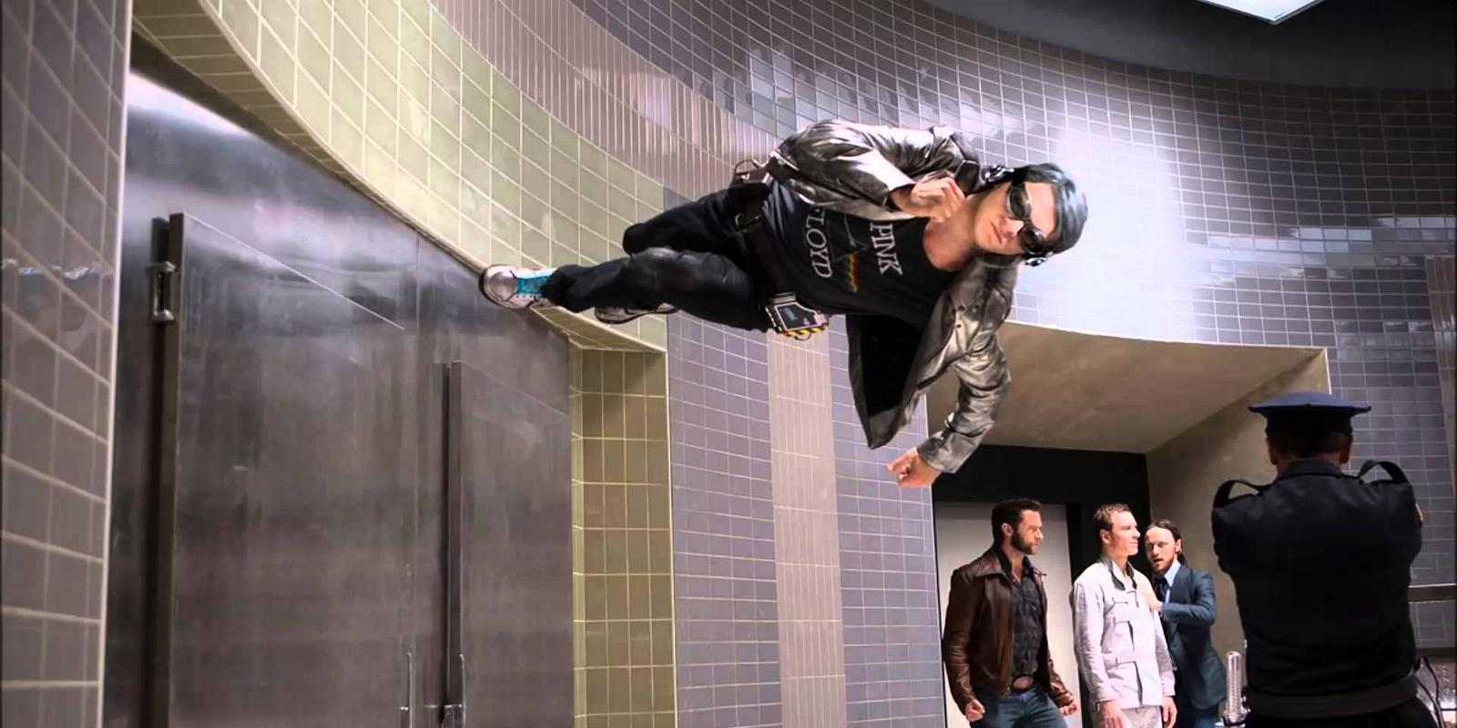 Quicksilver (Evan Peters) in X-Men: Days of Future Past (2014)