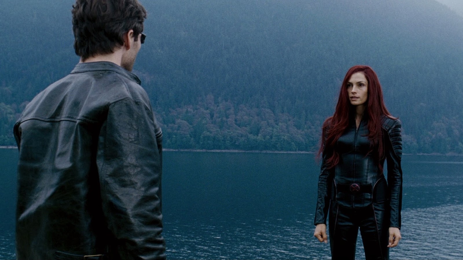 Cyclops (James Marsden) greets the resurrected Dr Jean Grey (Famke Janssen) in X-Men: The Last Stand (2006) 2