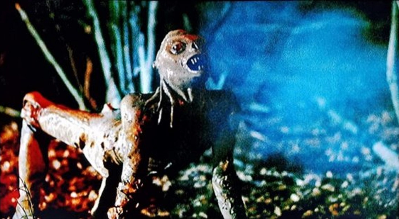 The alien creature in Xtro (1982)