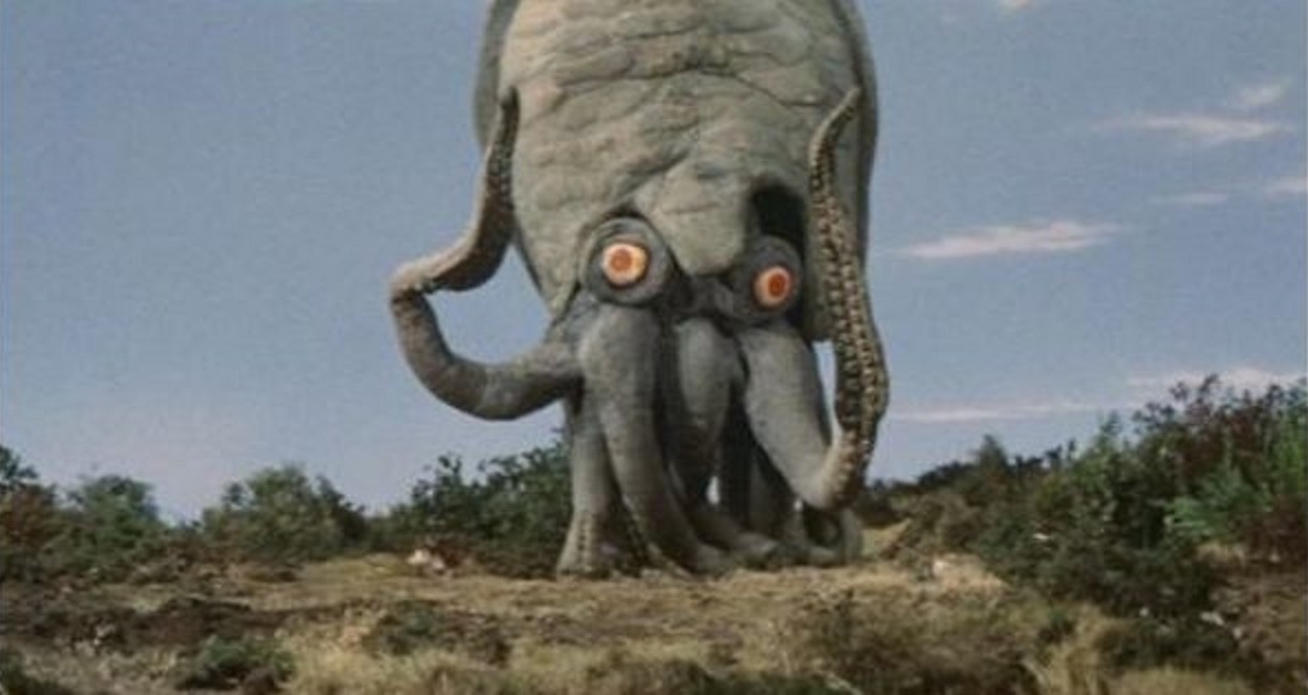 The alien monster Gezora in Yog - The Monster from Outer Space (1970)