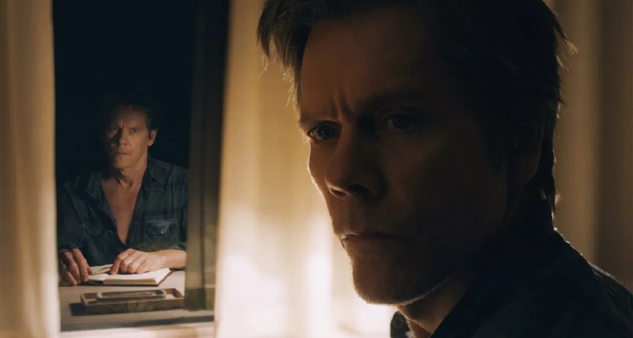 Kevin Bacon and his independently minded reflection in You Should Have Left (2020)