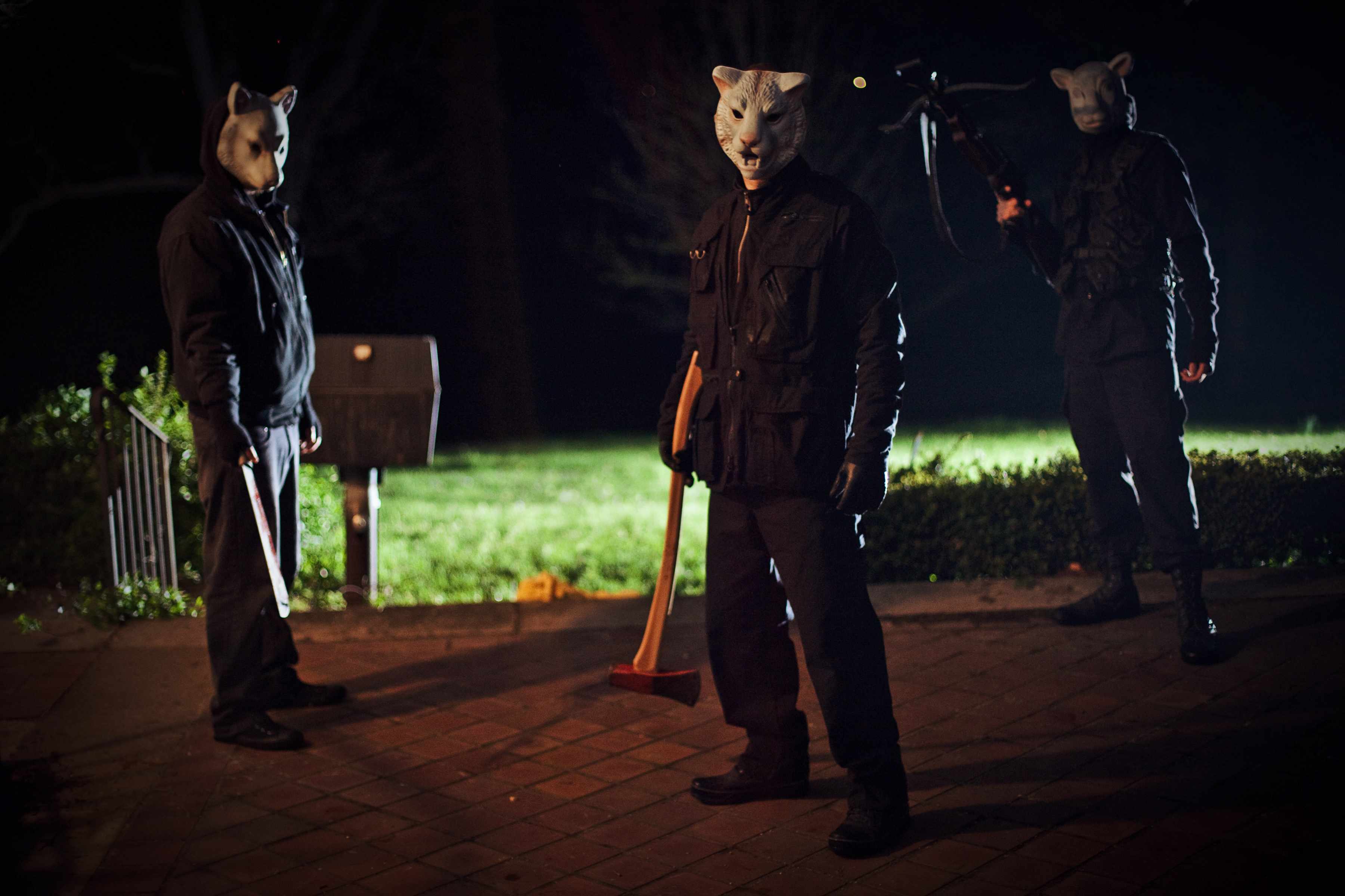 The masked assailants in You're Next (2011)