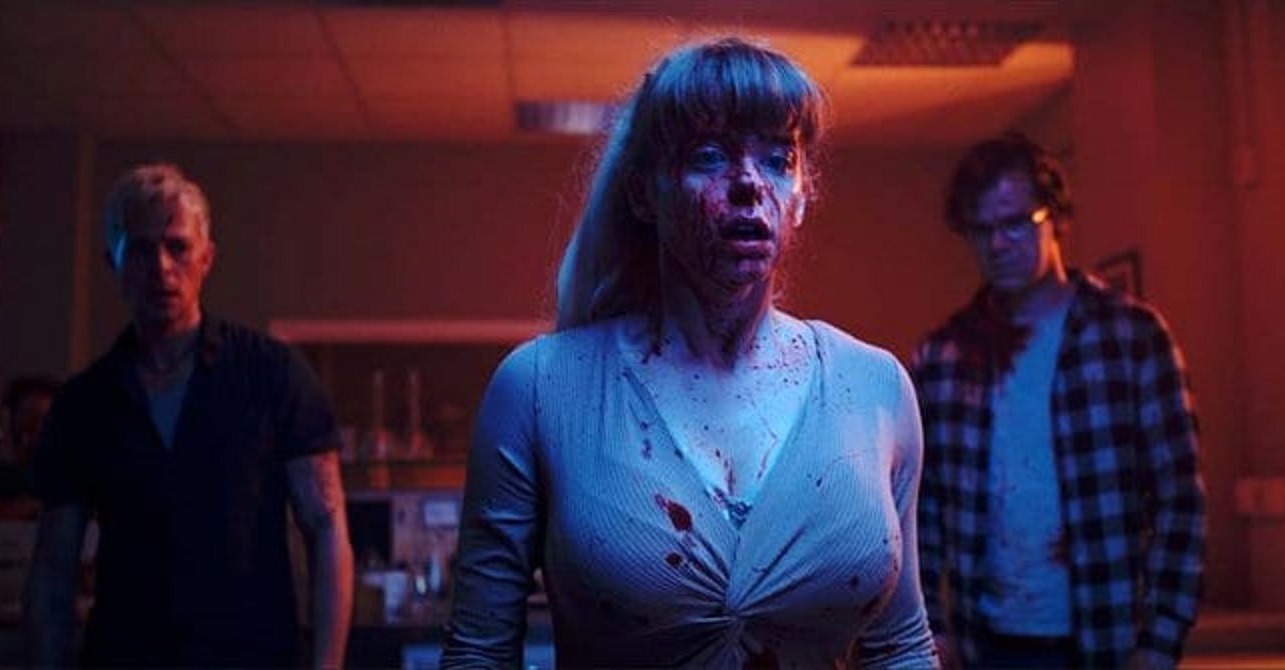 Benjamin Ramon, Maaike Neville and Bart Hollanders face zombies in Yummy (2019)