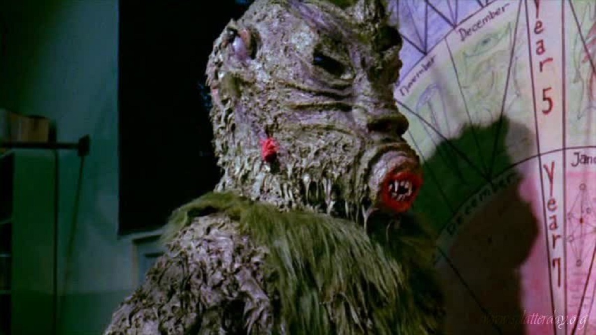 The human-fish hybrid monster in Zaat (1971)