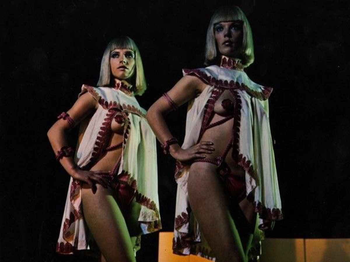 The alien Angvian women in Zeta One (1969)