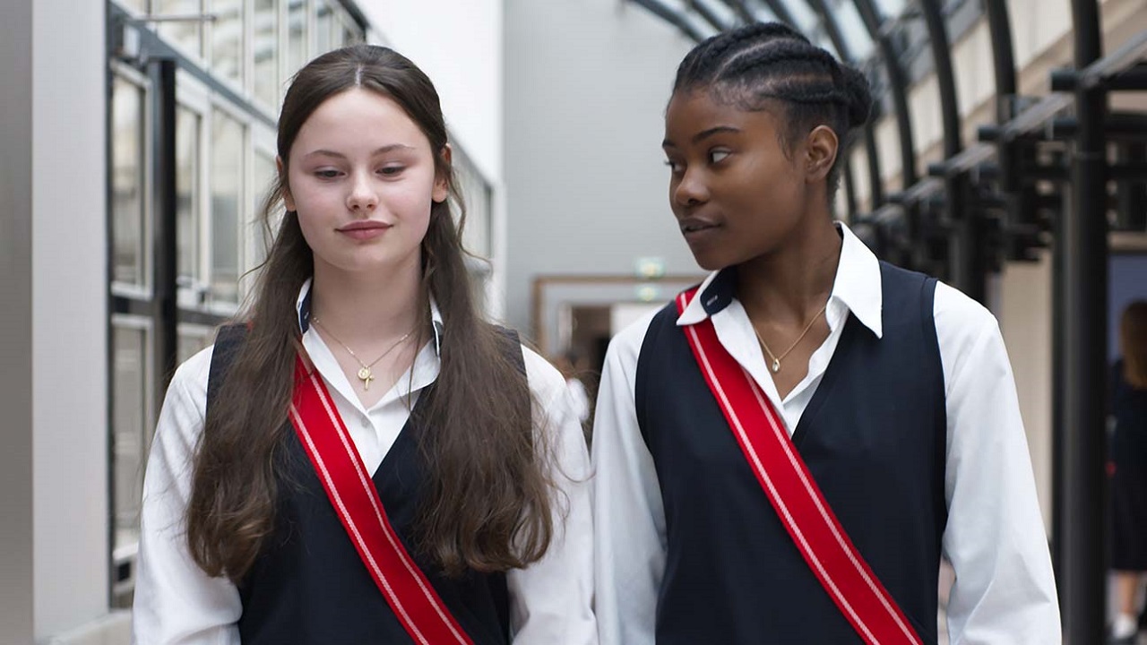 Fanny (Louise Labeque) and Melissa (Wislanda Louimat) in Zombi Child (2019)