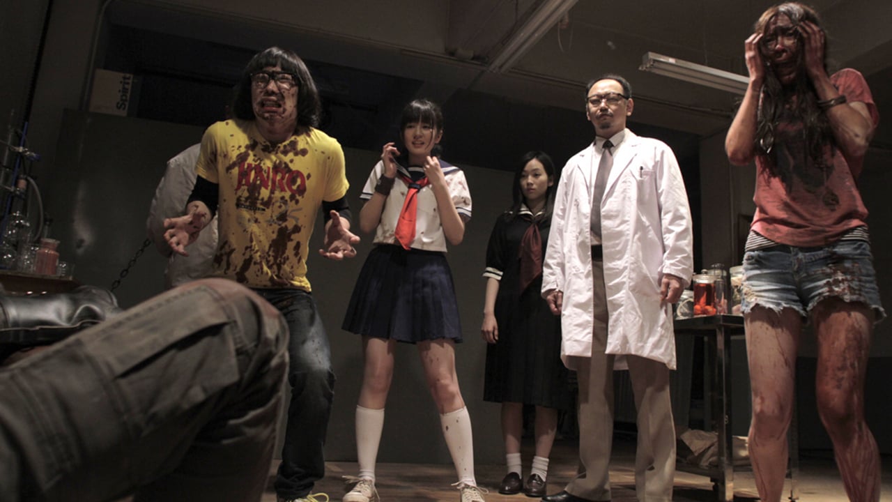 (l to r) Danny the 50kaitenz, Arisa Nakamura, Yuki, Kentaro Shimizu and Asano Mamoru in Zombie Ass: Toilet of the Dead (2011)