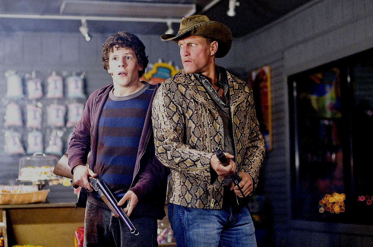 Jesse Eisenberg, Woody Harrelson in Zombieland (2009)