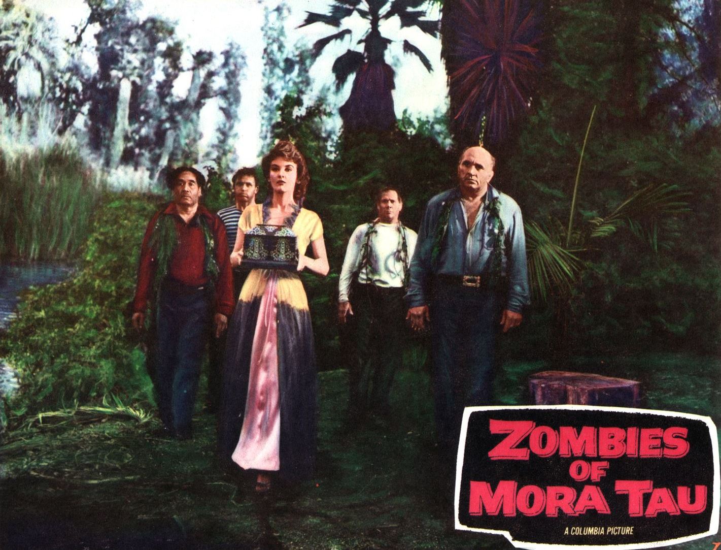 Lobby card from Zombies of Mora Tau (1957)