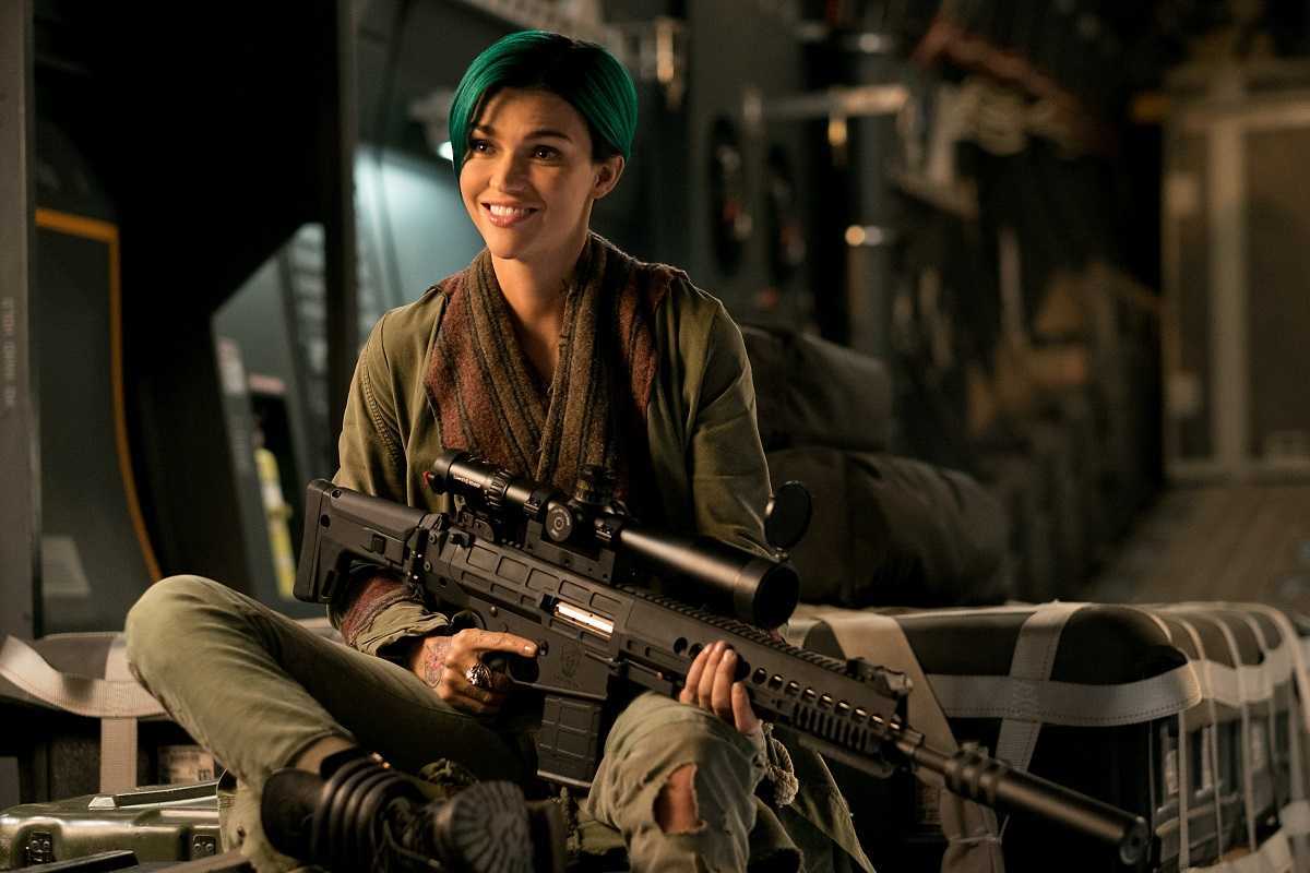 Ruby Rose as sharpshooter Adele Wolff in xXx: Return of Xander Cage (2017)