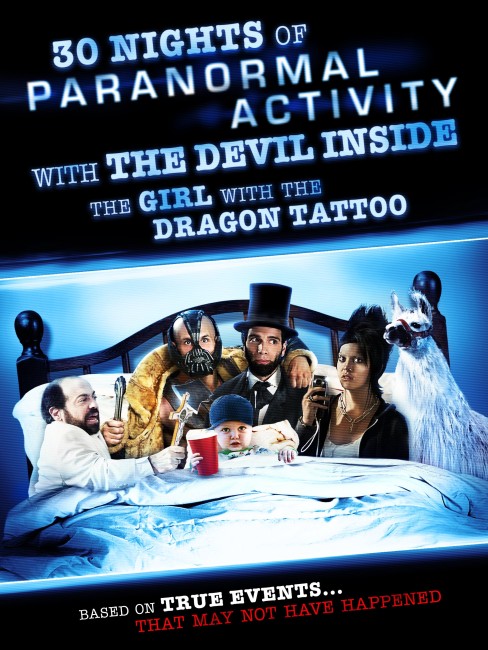 30 Nights of Paranormal Activity with the Devil Inside the Girl with the Dragon Tattoo (2013) poster