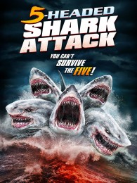 5 Headed Shark Attack (2017) poster
