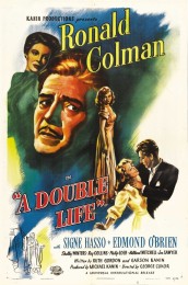 A Double Life (1947) poster