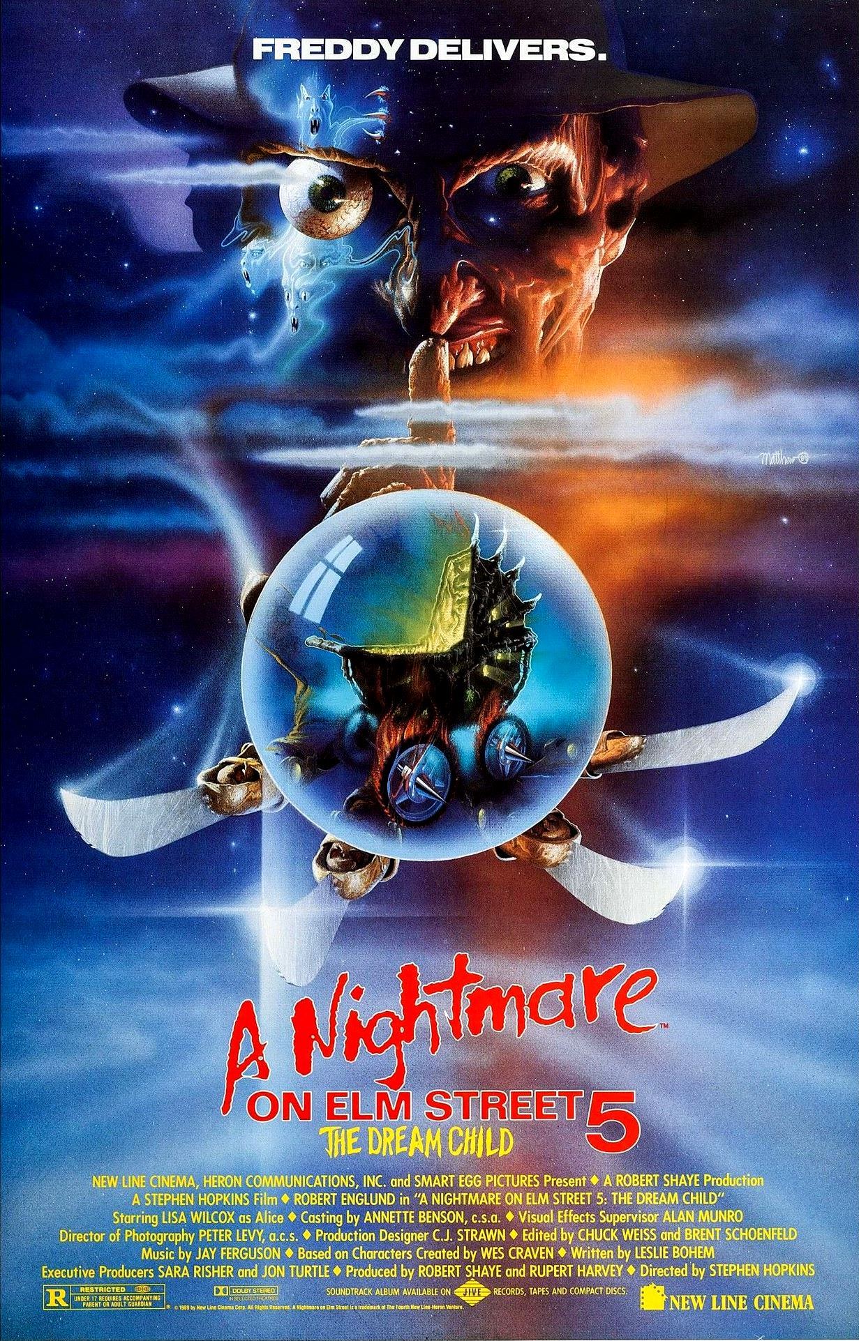 1989 A Nightmare On Elm Street: The Dream Child