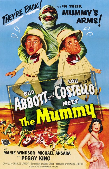 Abbott and Costello meet the Mummy (1955) poster