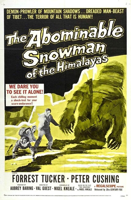 The Abominable Snowman (1957) poster