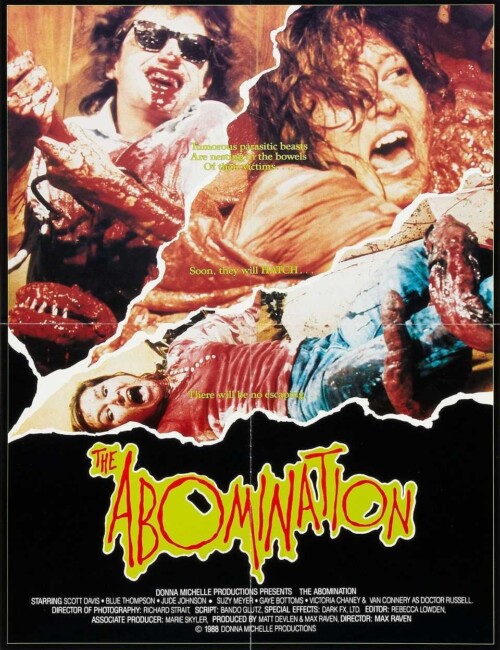 The Abomination (1986) poster