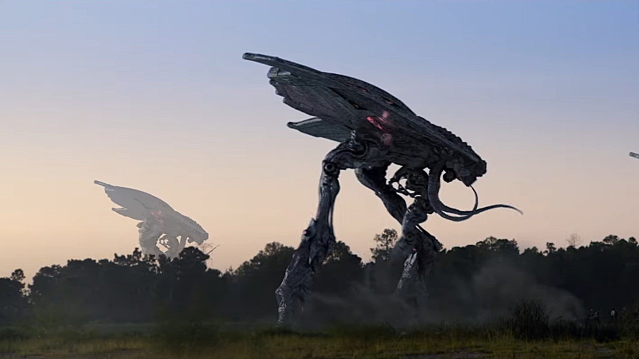 The Martian tripods in Alien Conquest (2021)