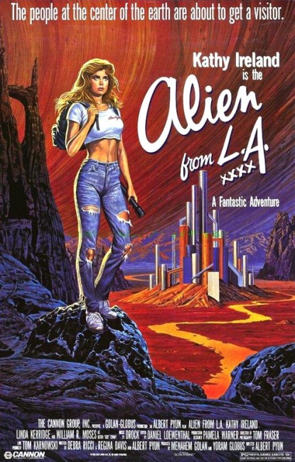 Alien from L.A. (1988) poster
