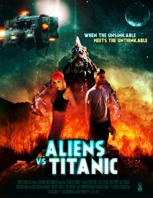 Aliens vs Titanic (2017) poster