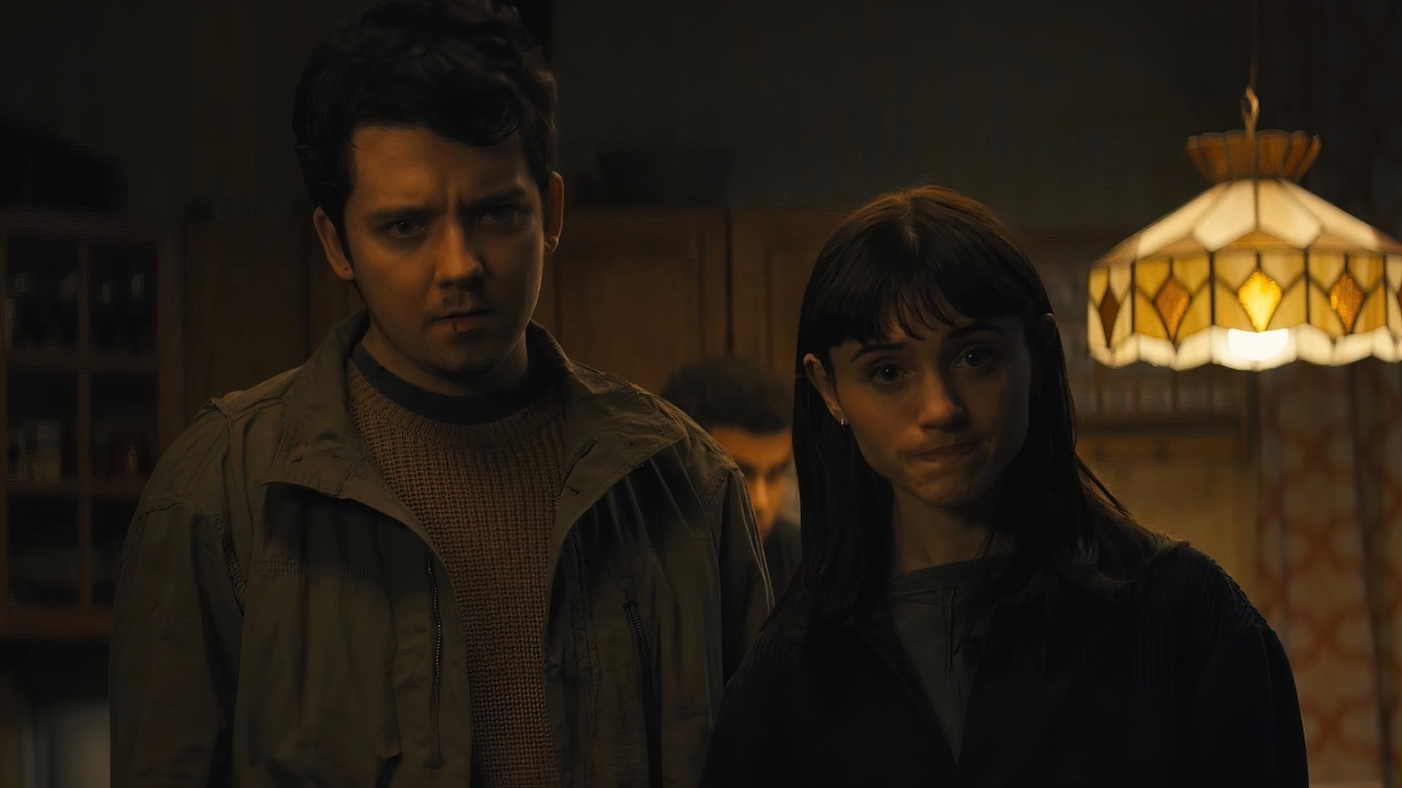 Asa Butterfield, Natalia Dyer in All Fun & Games (2023)