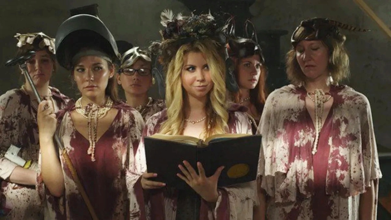 Nikki Bell leads the sorority in Alpha Girls (2013)