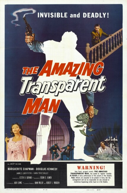 The Amazing Transparent Man (1960) poster