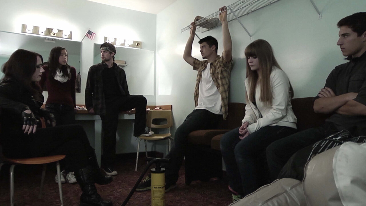 Hollie Anne Kornik, Eva Kwok, Kennie Benoit, Logan Russell, Monèle LeStrat and Linden Baker in Amityville Playhouse (2015)