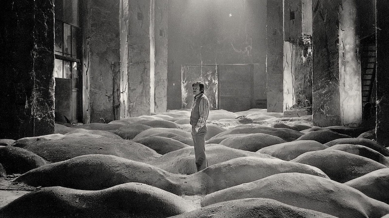 Andrei Tarkovsky on the set of Stalker in Andrey Tarkovsky A Cinema Prayer (2019)