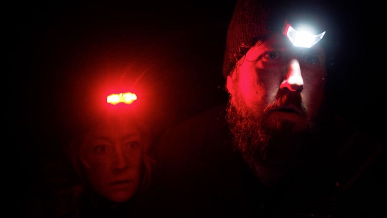 Stacey Ann Turner and Lenni Uitto in the underground in Arctic Hollow (2024)