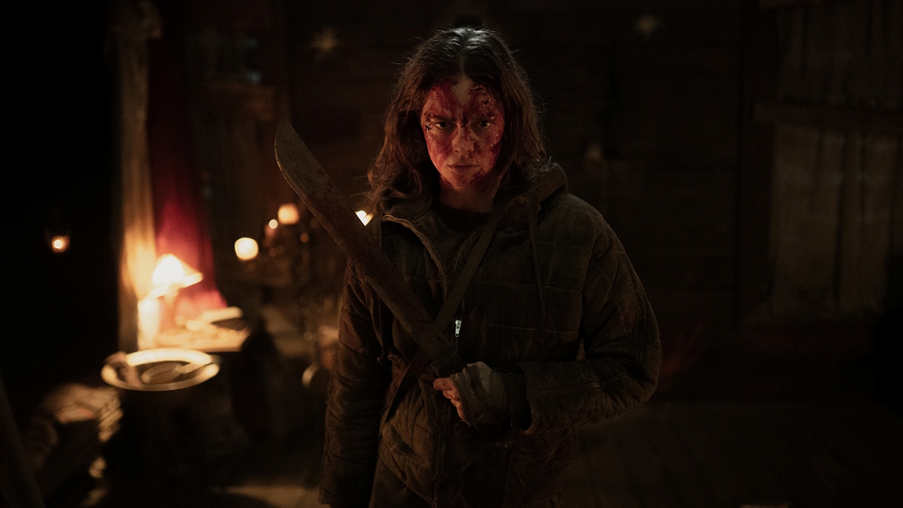 Samara Weaving in Azrael (2024)
