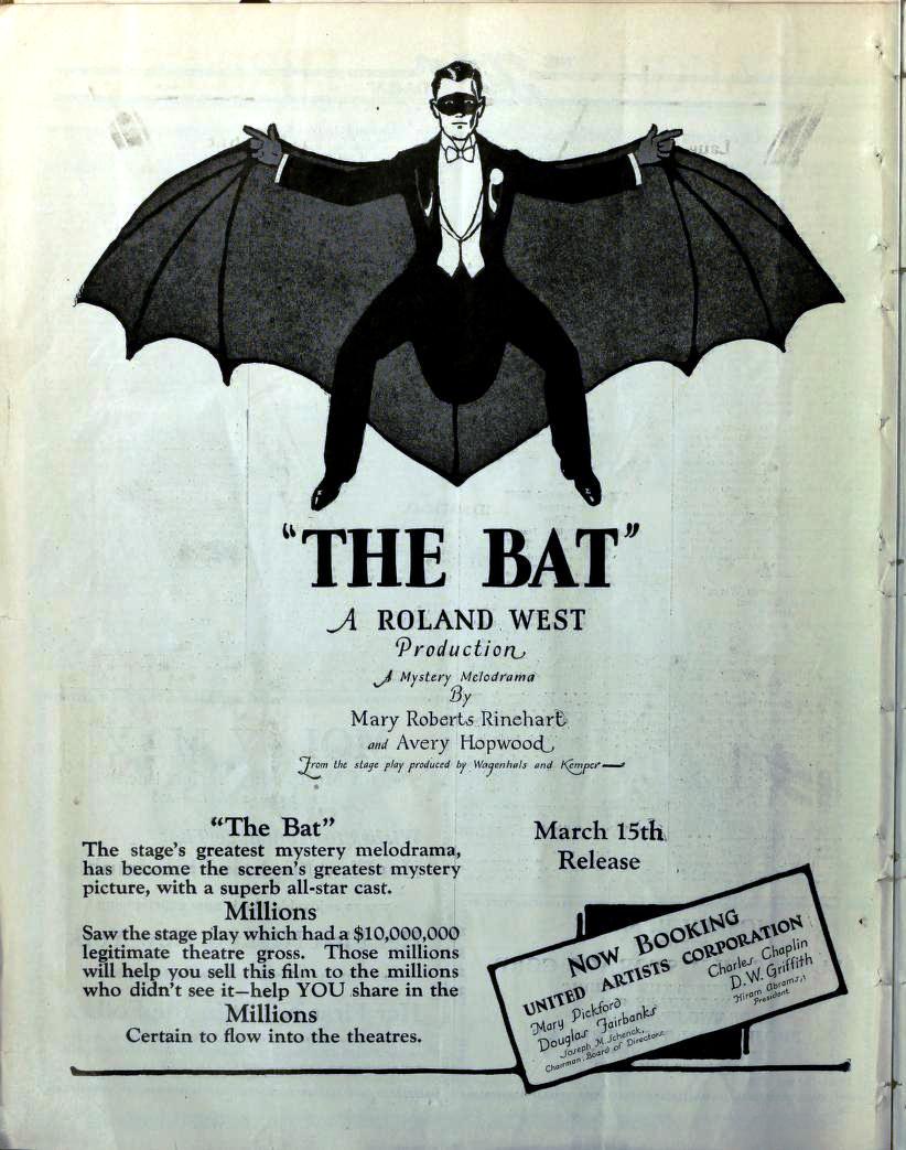 The Bat (1926) - Moria