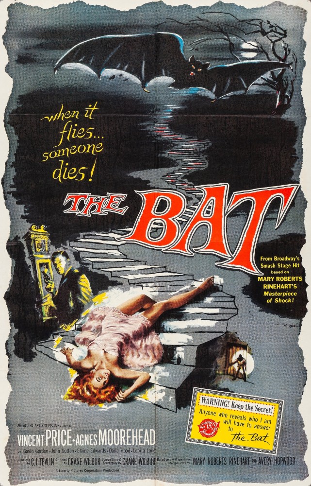 The Bat (1959) poster