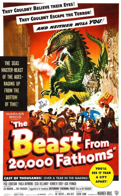 The Beast from 20,000 Fathoms (1953) poster