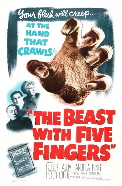 The Beast with Five Fingers (1946) poster